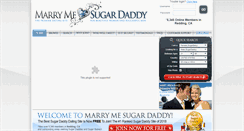 Desktop Screenshot of marrymesugardaddy.com